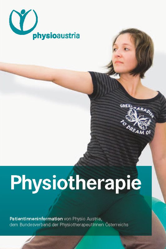 Bild zeigt Cover der Informationsbroschüre des Bundesverbandes der PhysiotherapeutInnen Österreichs
